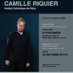 Visita académica de Camille Riquier, profesor del Institut Catholique de Paris
